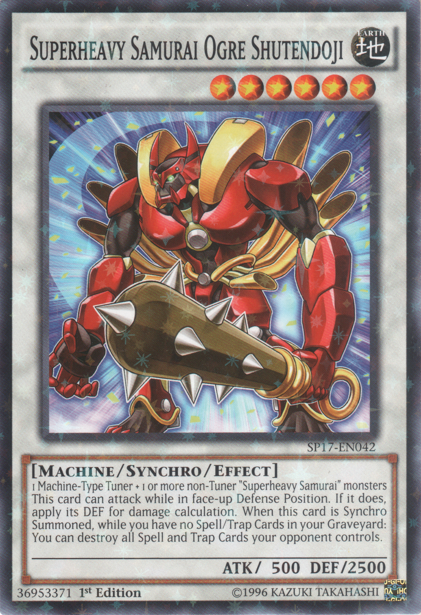 Superheavy Samurai Ogre Shutendoji [SP17-EN042] Starfoil Rare | Devastation Store