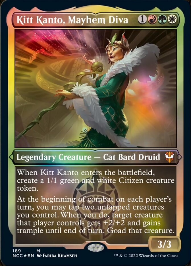 Kitt Kanto, Mayhem Diva (Display Commander) [Streets of New Capenna Commander] | Devastation Store