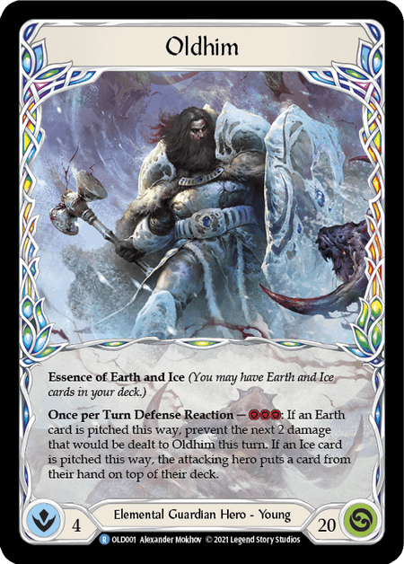 Oldhim [OLD001] (Tales of Aria Oldhim Blitz Deck)  1st Edition Rainbow Foil | Devastation Store