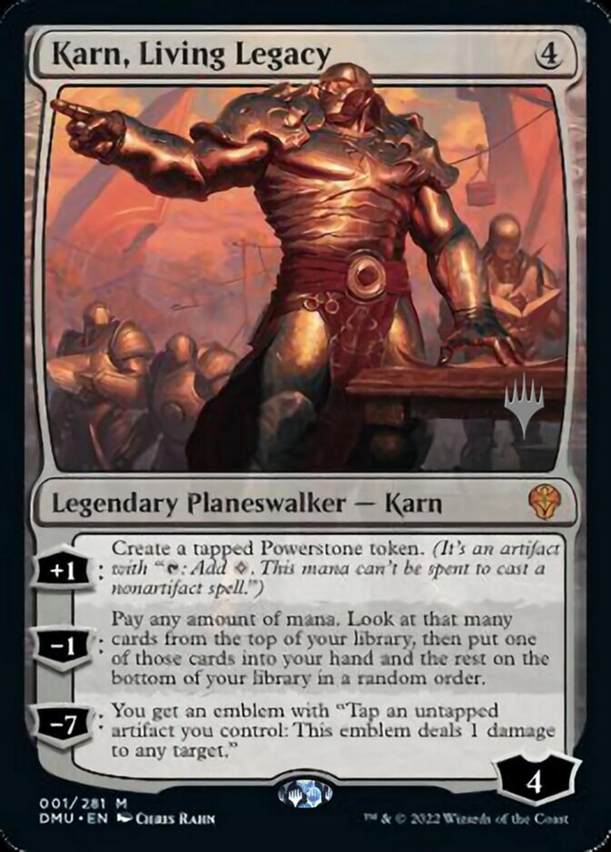 Karn, Living Legacy (Promo Pack) [Dominaria United Promos] | Devastation Store