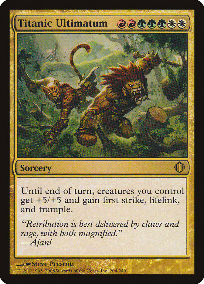 Titanic Ultimatum [Shards of Alara] - Devastation Store | Devastation Store