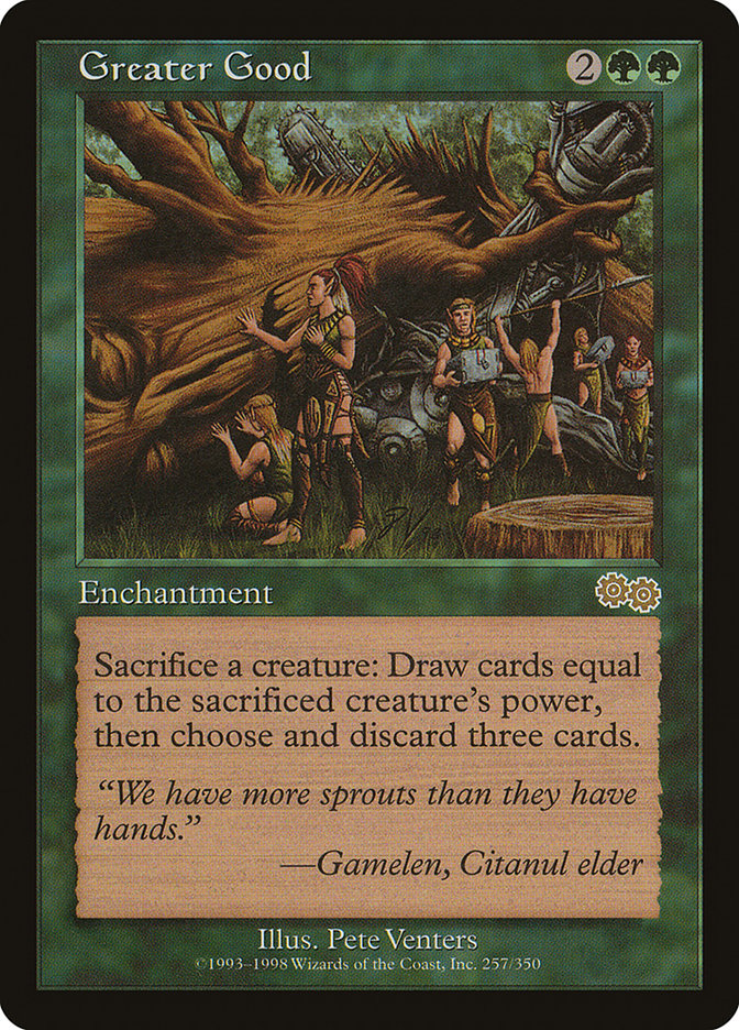 Greater Good [Urza's Saga] - Devastation Store | Devastation Store