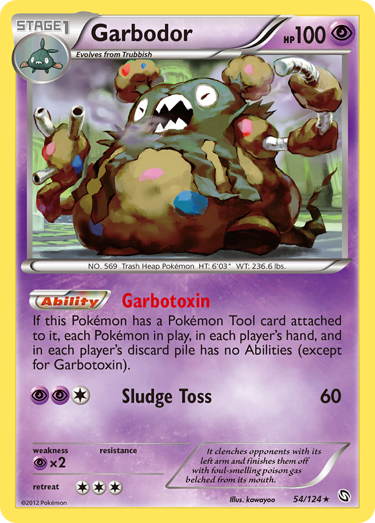 Garbodor (54/124) [Black & White: Dragons Exalted] | Devastation Store