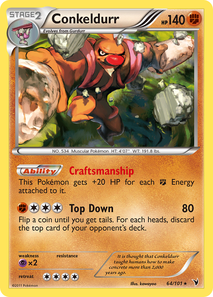Conkeldurr (64/101) [Black & White: Noble Victories] | Devastation Store