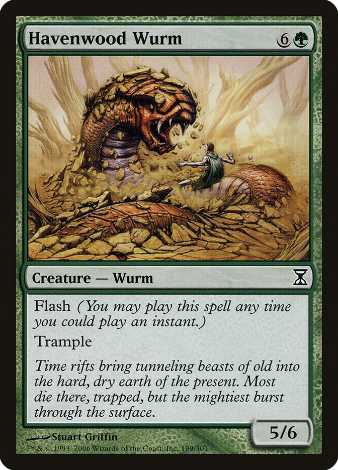 Havenwood Wurm [Time Spiral] - Devastation Store | Devastation Store