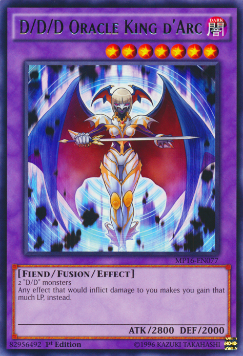 D/D/D Oracle King d'Arc [MP16-EN077] Rare | Devastation Store