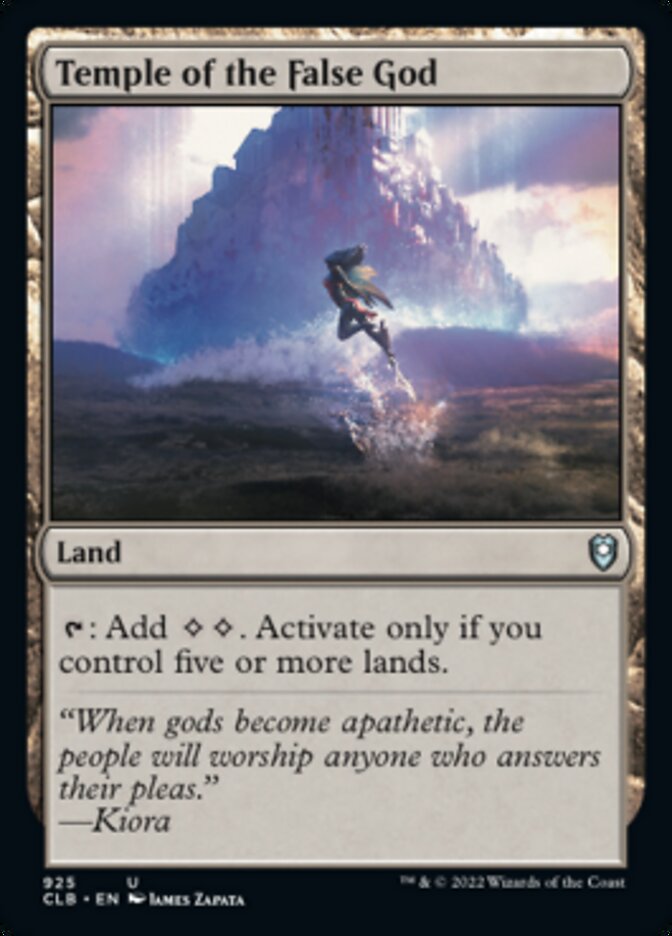 Temple of the False God [Commander Legends: Battle for Baldur's Gate] | Devastation Store