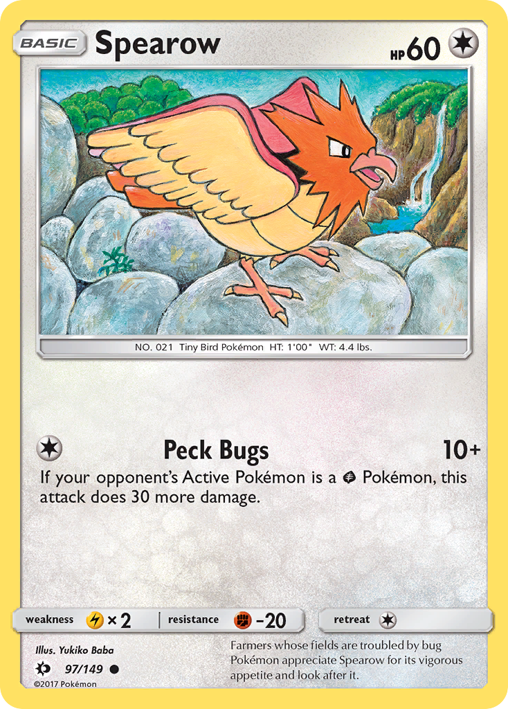 Spearow (97/149) [Sun & Moon: Base Set] | Devastation Store