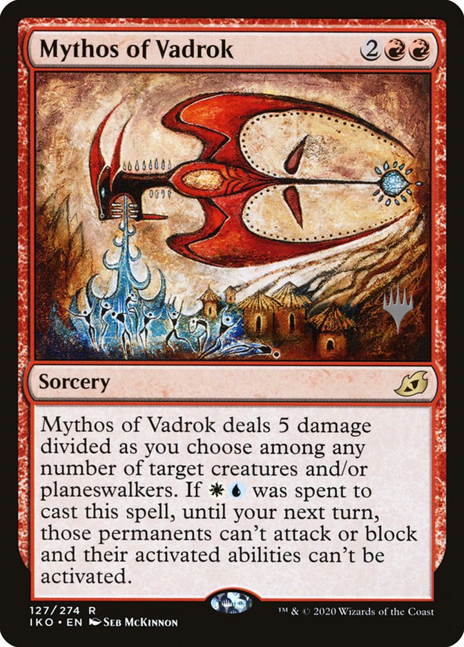 Mythos of Vadrok (Promo Pack) [Ikoria: Lair of Behemoths Promos] | Devastation Store