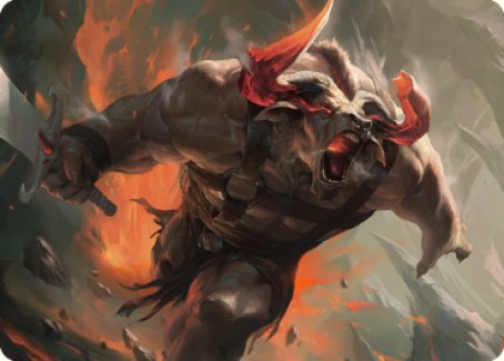 Furious Bellow Art Card [Dominaria United Art Series] | Devastation Store