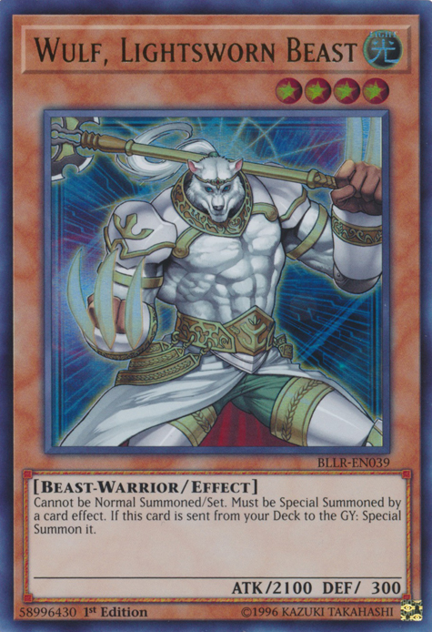 Wulf, Lightsworn Beast [BLLR-EN039] Ultra Rare | Devastation Store