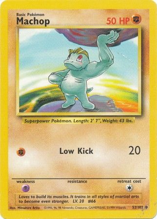Machop (52/102) [Base Set Unlimited] | Devastation Store