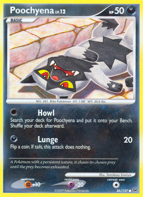 Poochyena (86/127) [Platinum: Base Set] | Devastation Store