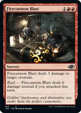 Firecannon Blast [Jumpstart 2022] | Devastation Store