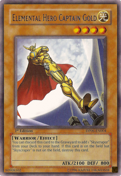 Elemental Hero Captain Gold [DP06-EN004] Rare | Devastation Store