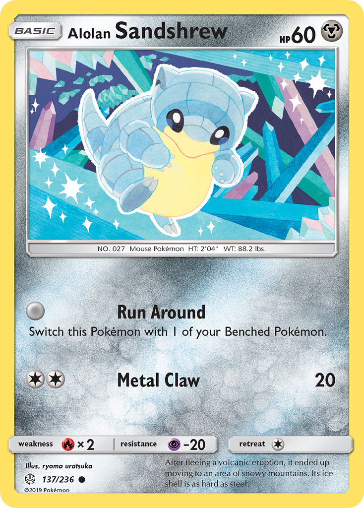 Alolan Sandshrew (137/236) [Sun & Moon: Cosmic Eclipse] | Devastation Store