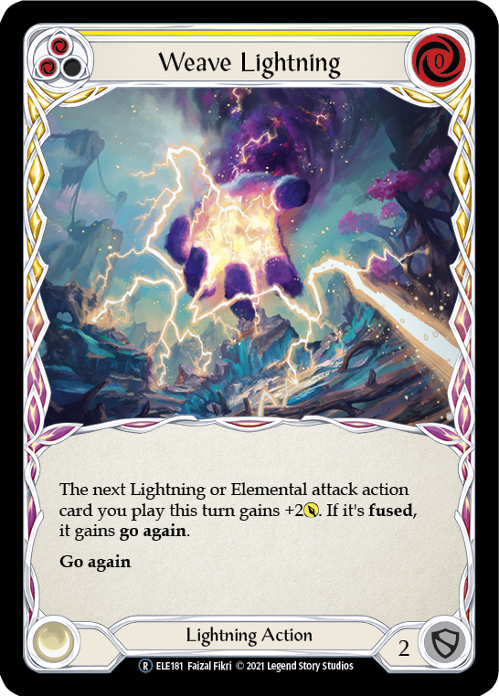 Weave Lightning (Yellow) [U-ELE181] Unlimited Normal | Devastation Store