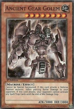 Ancient Gear Golem [BP01-EN011] Starfoil Rare | Devastation Store