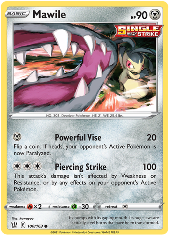 Mawile (100/163) [Sword & Shield: Battle Styles] | Devastation Store