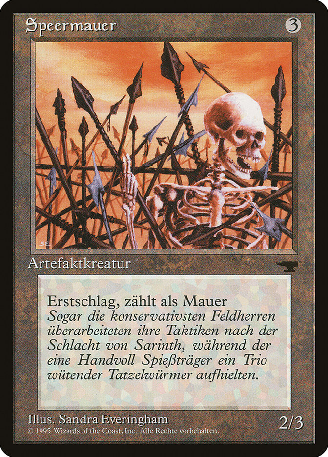 Wall of Spears (German) - "Speermauer" [Renaissance] | Devastation Store