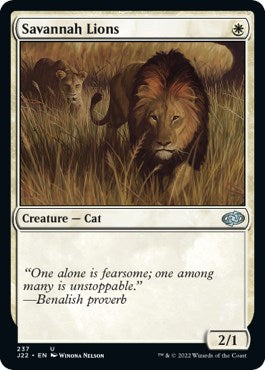 Savannah Lions [Jumpstart 2022] | Devastation Store