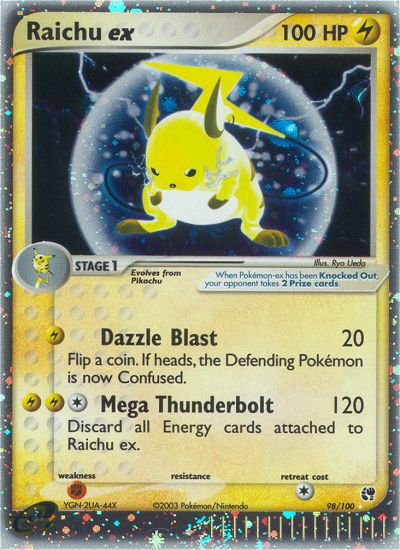 Raichu ex (98/100) [EX: Sandstorm] | Devastation Store