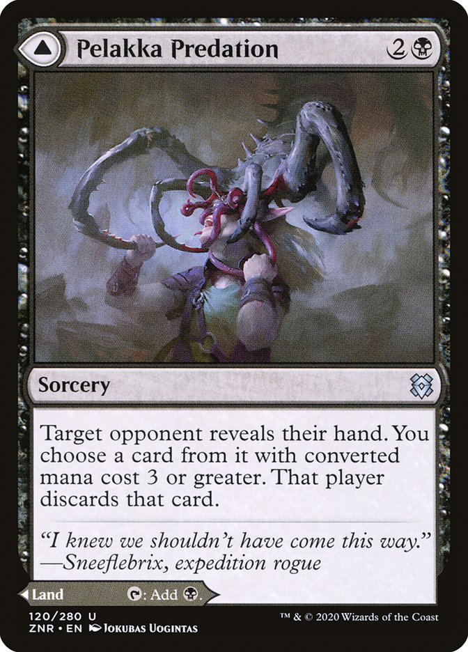 Pelakka Predation // Pelakka Caverns [Zendikar Rising] | Devastation Store