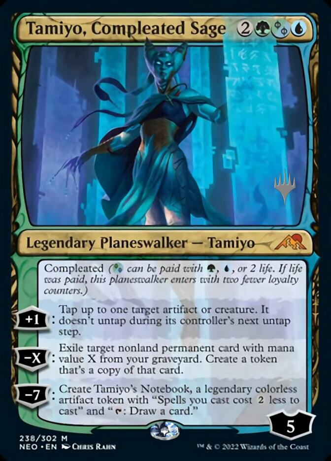 Tamiyo, Compleated Sage (Promo Pack) [Kamigawa: Neon Dynasty Promos] | Devastation Store