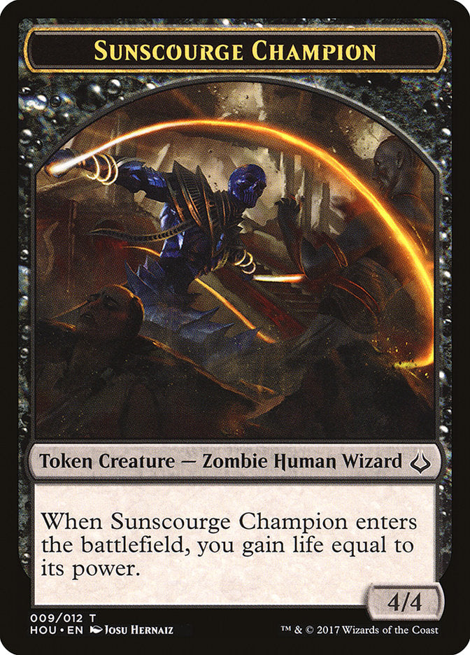 Sunscourge Champion [Hour of Devastation Tokens] - Devastation Store | Devastation Store