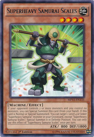 Superheavy Samurai Scales [MP15-EN133] Rare | Devastation Store