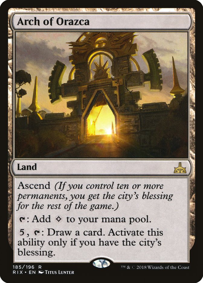 Arch of Orazca [Rivals of Ixalan] | Devastation Store