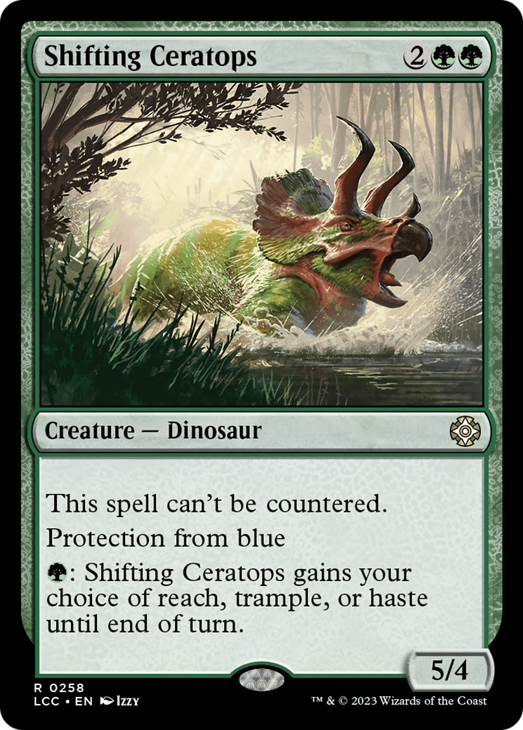 Shifting Ceratops [The Lost Caverns of Ixalan Commander] | Devastation Store