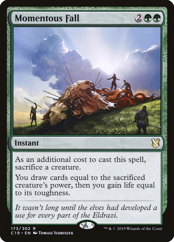 Momentous Fall [Commander 2019] | Devastation Store
