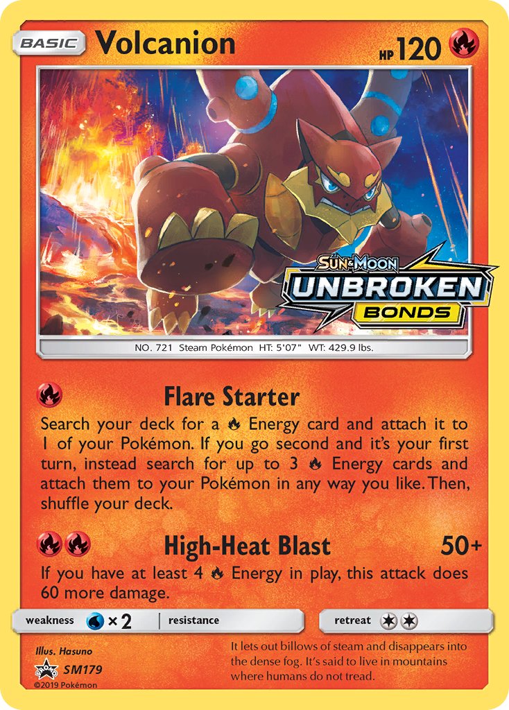 Volcanion (SM179) [Sun & Moon: Black Star Promos] | Devastation Store