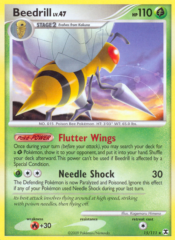 Beedrill (15/111) [Platinum: Rising Rivals] | Devastation Store