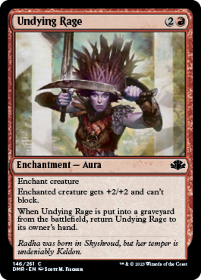 Undying Rage [Dominaria Remastered] | Devastation Store