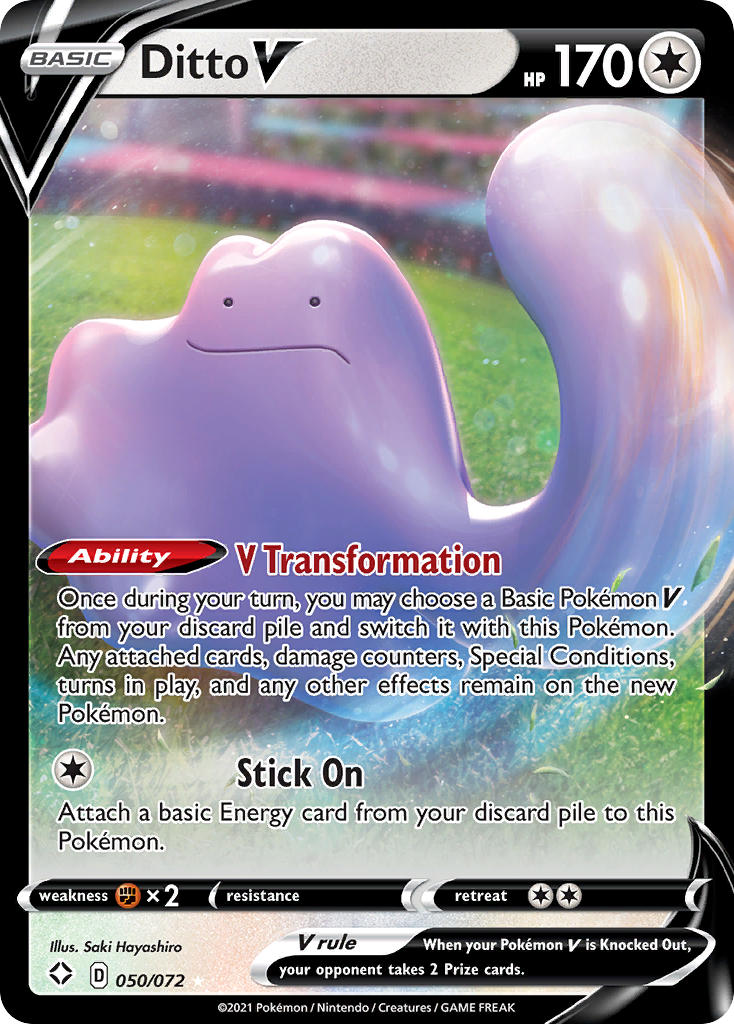 Ditto V (050/072) [Sword & Shield: Shining Fates] | Devastation Store