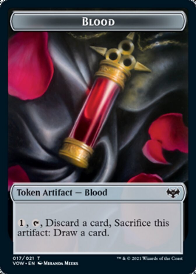 Construct (015) // Blood (017) Double-sided Token [Challenger Decks 2022 Tokens] | Devastation Store