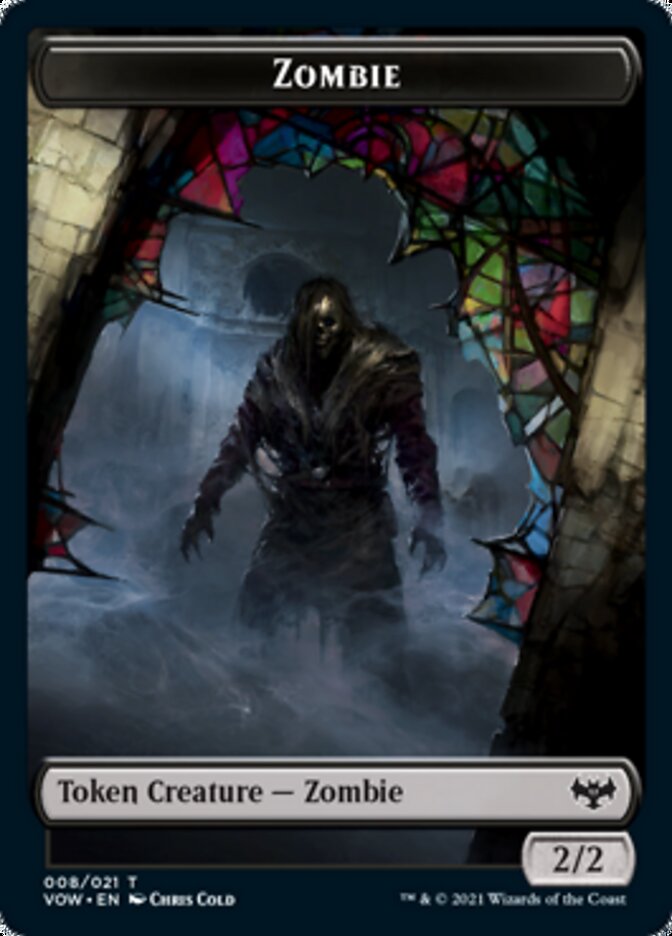 Zombie Token (008) [Innistrad: Crimson Vow Tokens] | Devastation Store