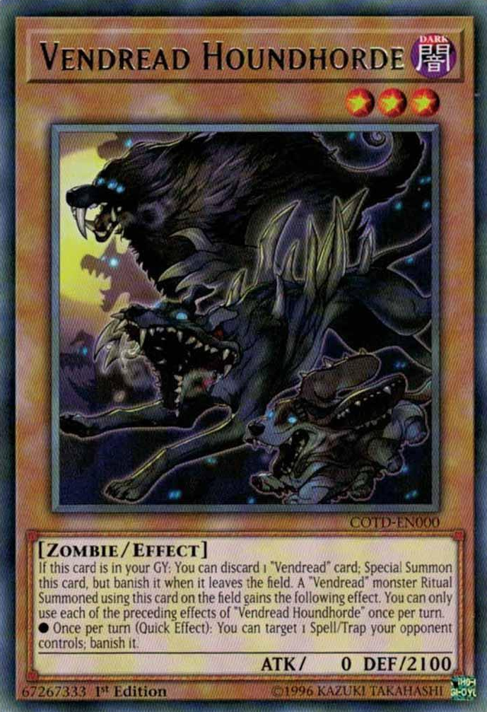 Vendread Houndhorde [COTD-EN000] Rare | Devastation Store