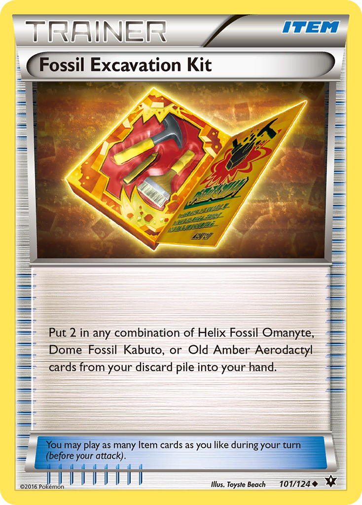 Fossil Excavation Kit (101/124) [XY: Fates Collide] | Devastation Store