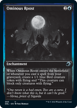 Ominous Roost [Innistrad: Double Feature] | Devastation Store