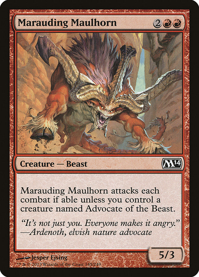 Marauding Maulhorn [Magic 2014] | Devastation Store