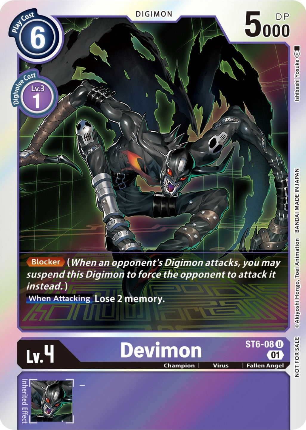 Devimon [ST6-08] (Official Tournament Pack Vol. 7) [Starter Deck: Venomous Violet] | Devastation Store