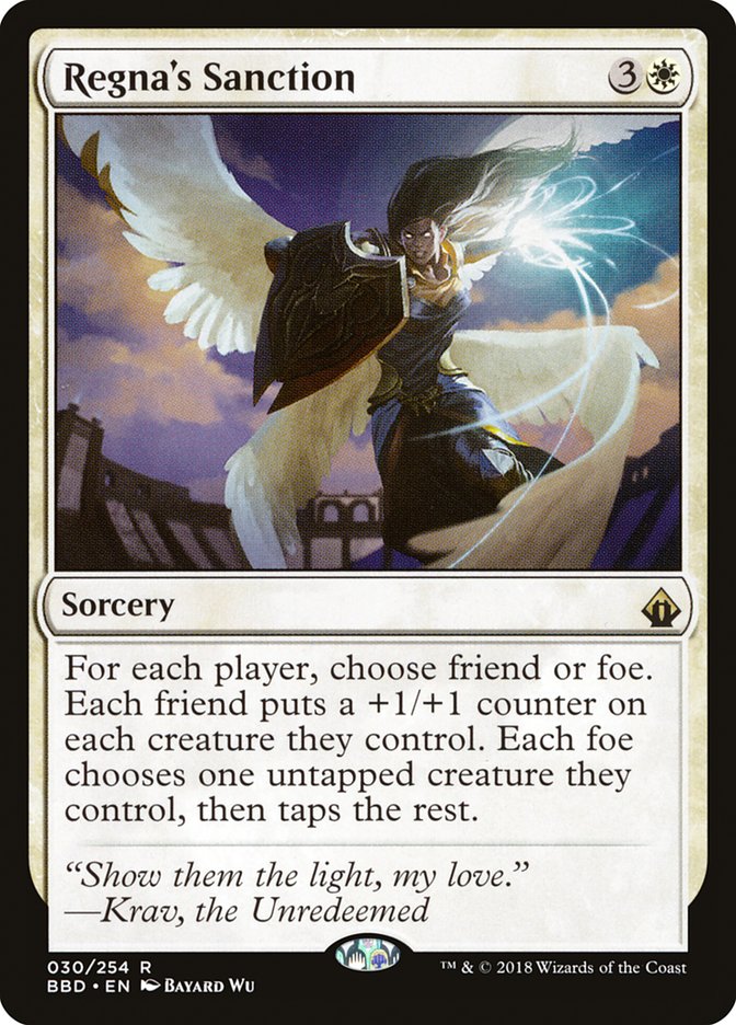 Regna's Sanction [Battlebond] - Devastation Store | Devastation Store