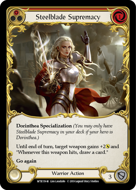Steelblade Supremacy [WTR119-M] Alpha Print Normal - Devastation Store | Devastation Store