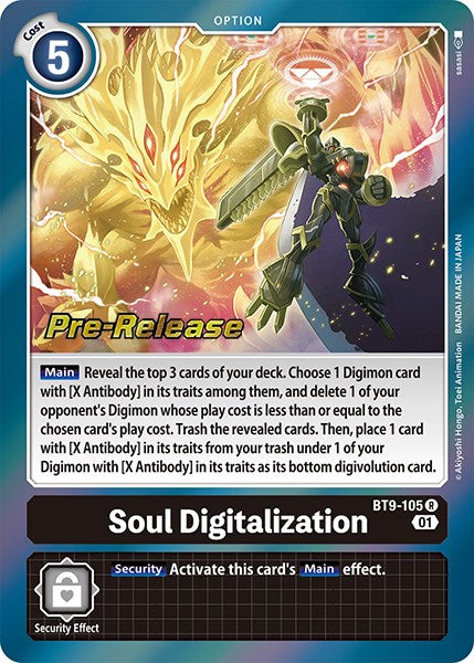 Soul Digitalization [BT9-105] [X Record Pre-Release Promos] | Devastation Store