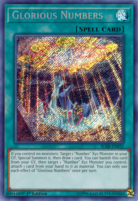 Glorious Numbers [BLRR-EN035] Secret Rare | Devastation Store