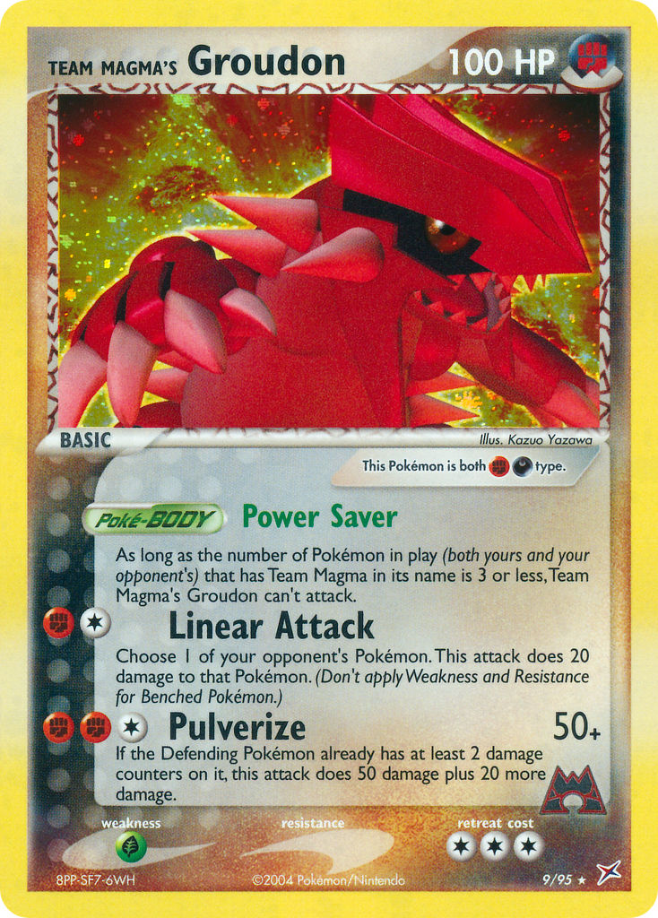 Team Magma's Groudon (9/95) (Theme Deck Exclusive) [EX: Team Magma vs Team Aqua] | Devastation Store