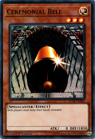 Ceremonial Bell [AC18-EN001] Super Rare | Devastation Store